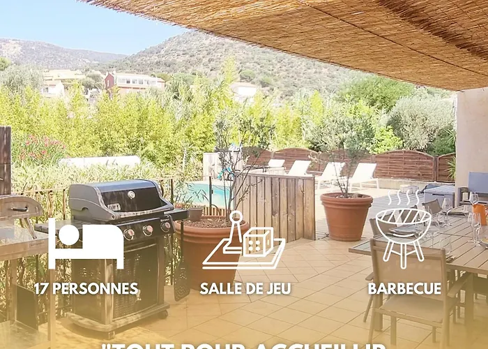 Villa Familiale Surequipee 16P Piscine Babyfoot Billard Boulodrome